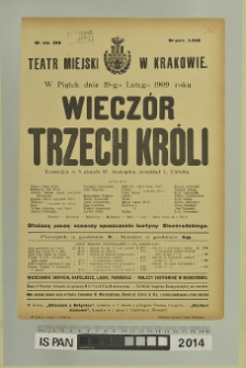WIECZÓR TRZECH KRÓLI