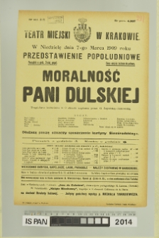 MORALNOŚĆ PANI DULSKIEJ
