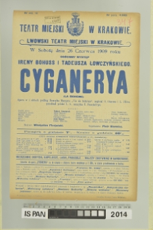 CYGANERYA (La Boheme)