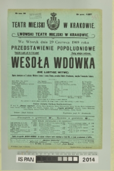 WESOŁA WDÓWKA (Die lustige Witwe)