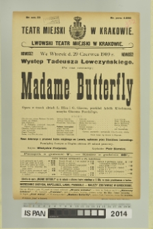 MADAME BUTTERFLY