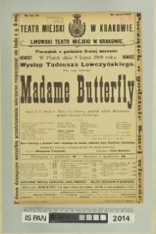 MADAME BUTTERFLY