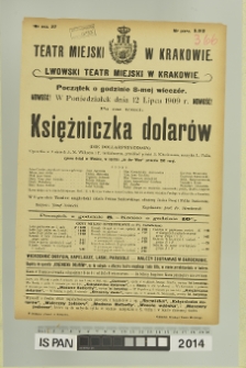KSIĘŻNICZKA DOLARÓW (Die Dollarprinzessin)