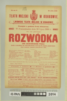 ROZWÓDKA (Die Geschiedene Frau)