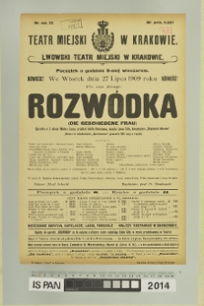 ROZWÓDKA (Die Geschiedene Frau)