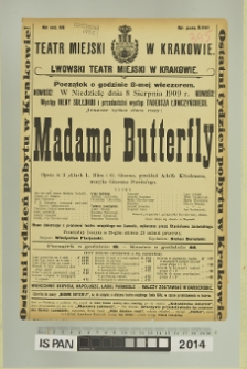 MADAME BUTTERFLY