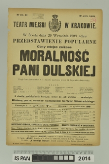 MORALNOŚĆ PANI DULSKIEJ