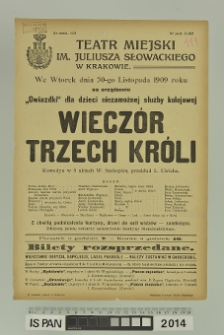 WIECZÓR TRZECH KRÓLI