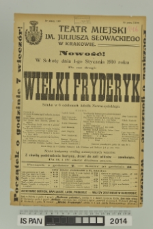 WIELKI FRYDERYK