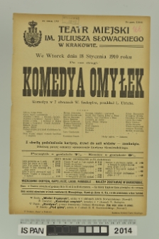 KOMEDYA OMYŁEK