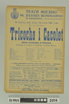 TRICOCHE I CACOLET (Dom komisowy w Paryżu)