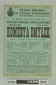 KOMEDYA OMYŁEK