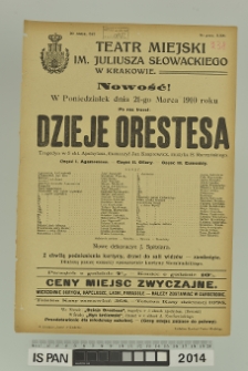 DZIEJE ORESTESA