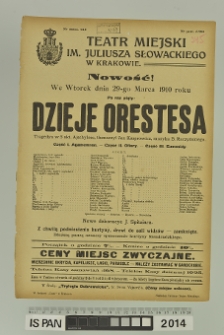 DZIEJE ORESTESA