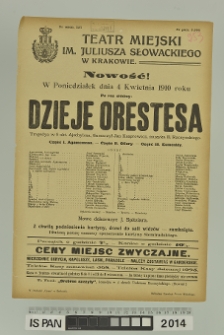 DZIEJE ORESTESA