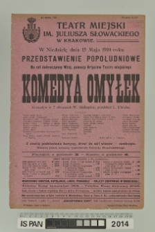 KOMEDYA OMYŁEK
