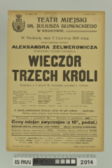 WIECZÓR TRZECH KRÓLI