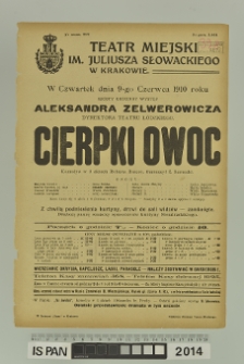 CIERPKI OWOC