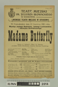 MADAME BUTTERFLY