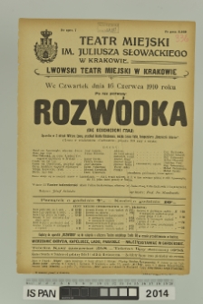 ROZWÓDKA (Die Geschiedene Frau)