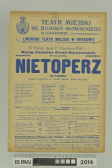 NIETOPERZ (Die Fledermaus)