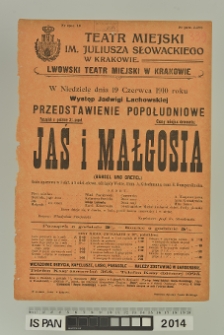 JAŚ I MAŁGOSIA (Hänsel und Gretel)