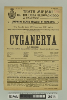 CYGANERYA (La Bohéme)