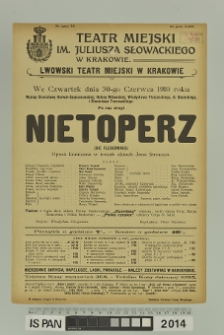 NIETOPERZ (Die Fledermaus)