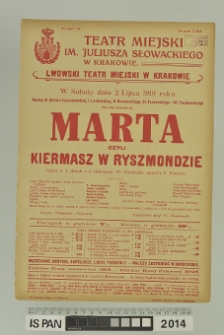 MARTA CZYLI KIERMASZ W RYSZMONDZIE