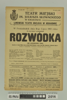 ROZWÓDKA (Die Geschiedene Frau)