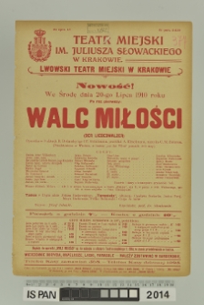 WALC MIŁOŚCI (Der Liebeswalzer)