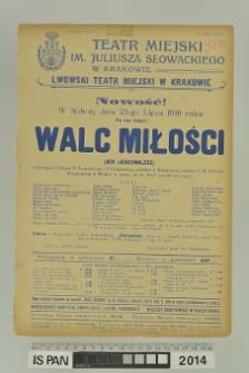 WALC MIŁOŚCI (Der Liebeswalzer)
