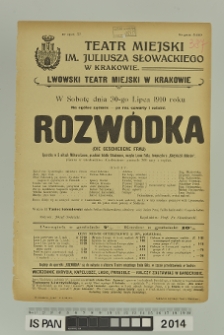 ROZWÓDKA (Die Geschiedene Frau)