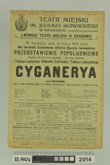 CYGANERYA (La Bohéme)