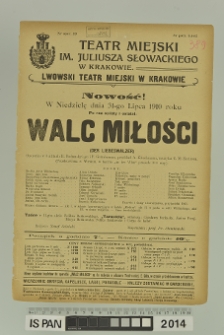 WALC MIŁOŚCI (Der Liebeswalzer)