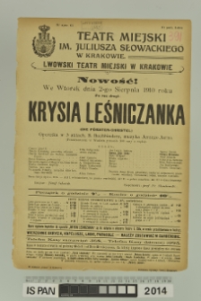 KRYSIA LEŚNICZANKA (Die Förster-Christel)