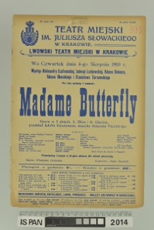 MADAME BUTTERFLY