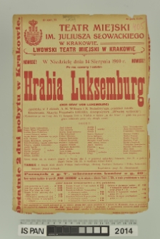 HRABIA LUKSEMBURG Der Graf von Luxemburg)