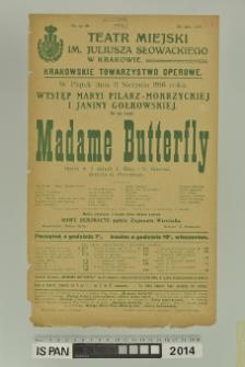 MADAME BUTTERFLY