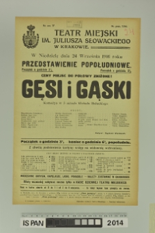 GĘSI I GĄSKI
