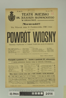 POWRÓT WIOSNY