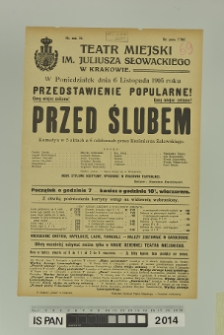 PRZED ŚLUBEM