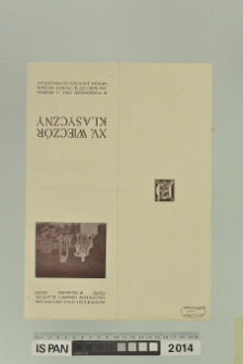XV WIECZ&Oacute;R KLASYCZNY