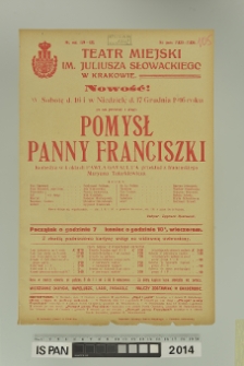 POMYSŁ PANNY FRANCISZKI