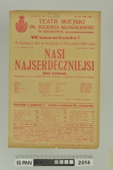 NASI NAJSERDECZNIEJSI (Nos intimes)