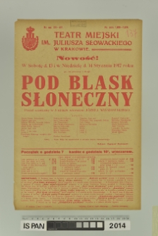 POD BLASK SŁONECZNY