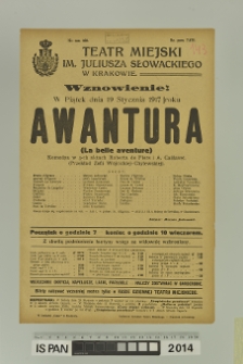 AWANTURA (La belle aventure)