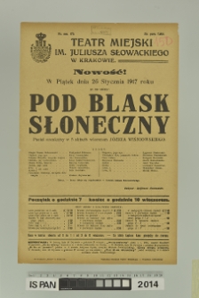 POD BLASK SŁONECZNY
