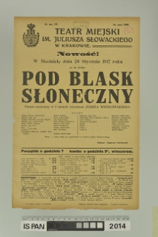 POD BLASK SŁONECZNY