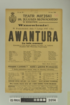 AWANTURA (La belle aventure)